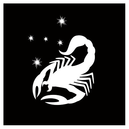 Mascherina segno zodiacale Scorpione