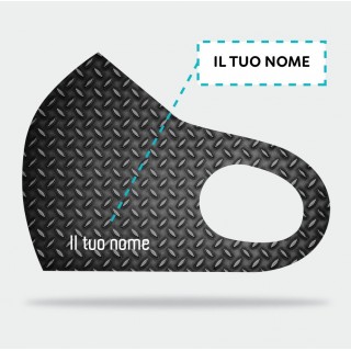Mascherina dal design "Industriale"