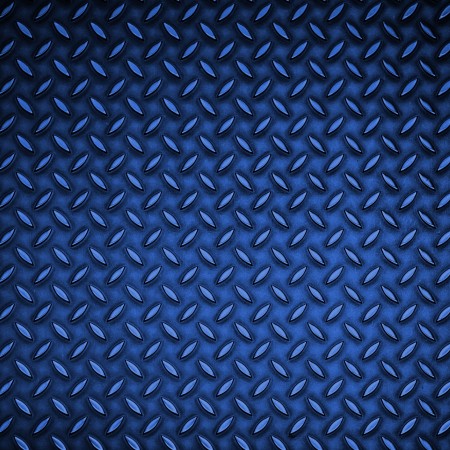 Mascherina metallo blu dal tema "Industriale"