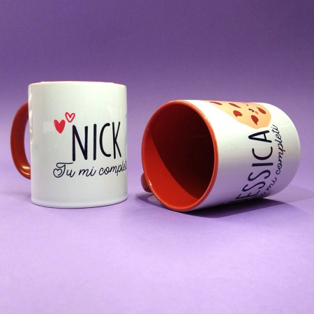 Tazza personalizzabile TU MI COMPLETI