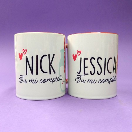 Tazza personalizzabile TU MI COMPLETI