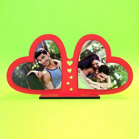 Cornice doppio cuore