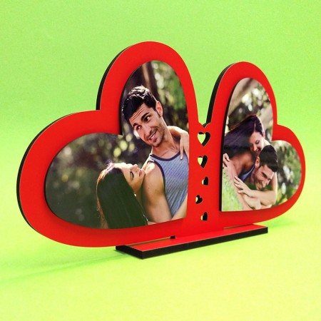 Cornice doppio cuore